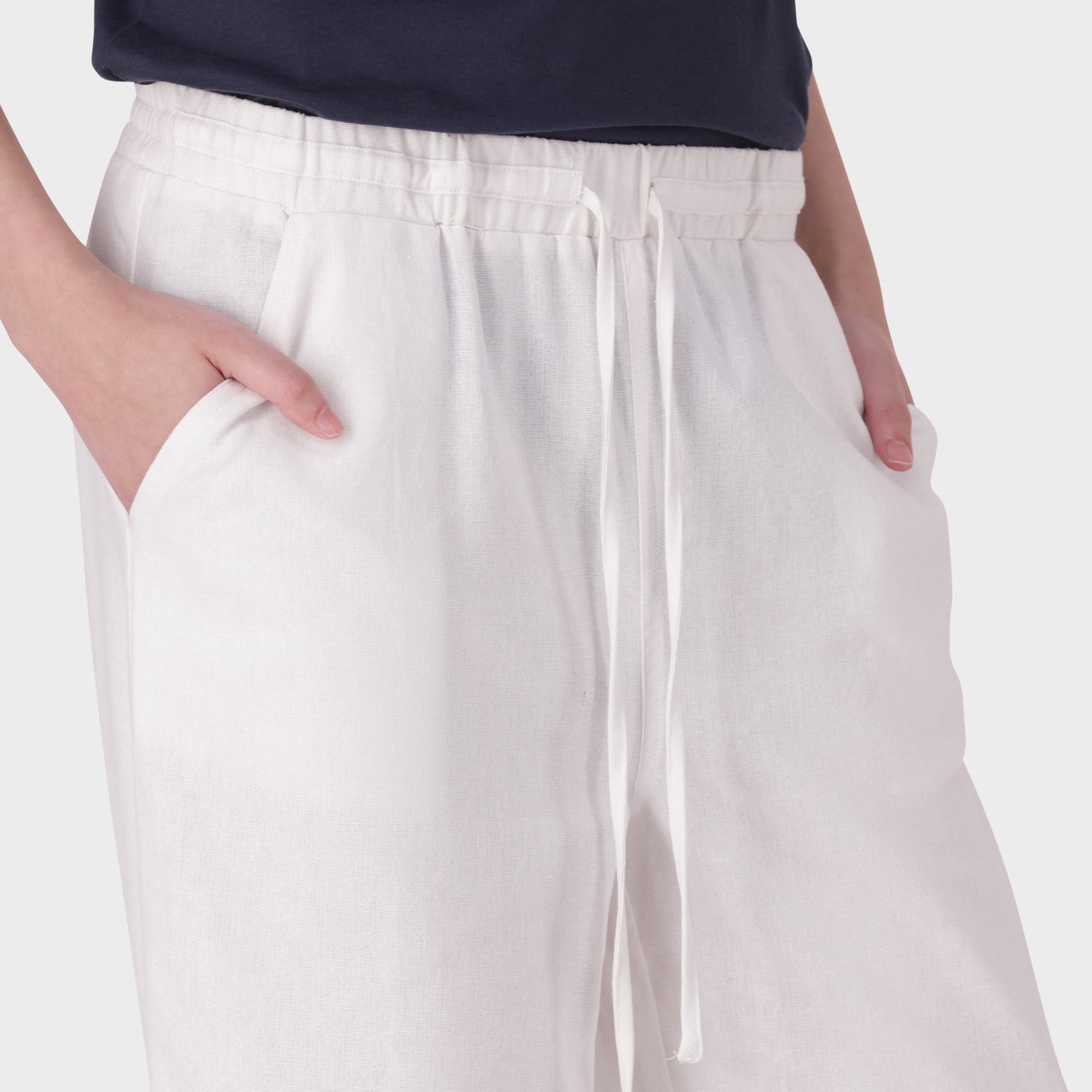 Wide Leg Linen Pants (3)