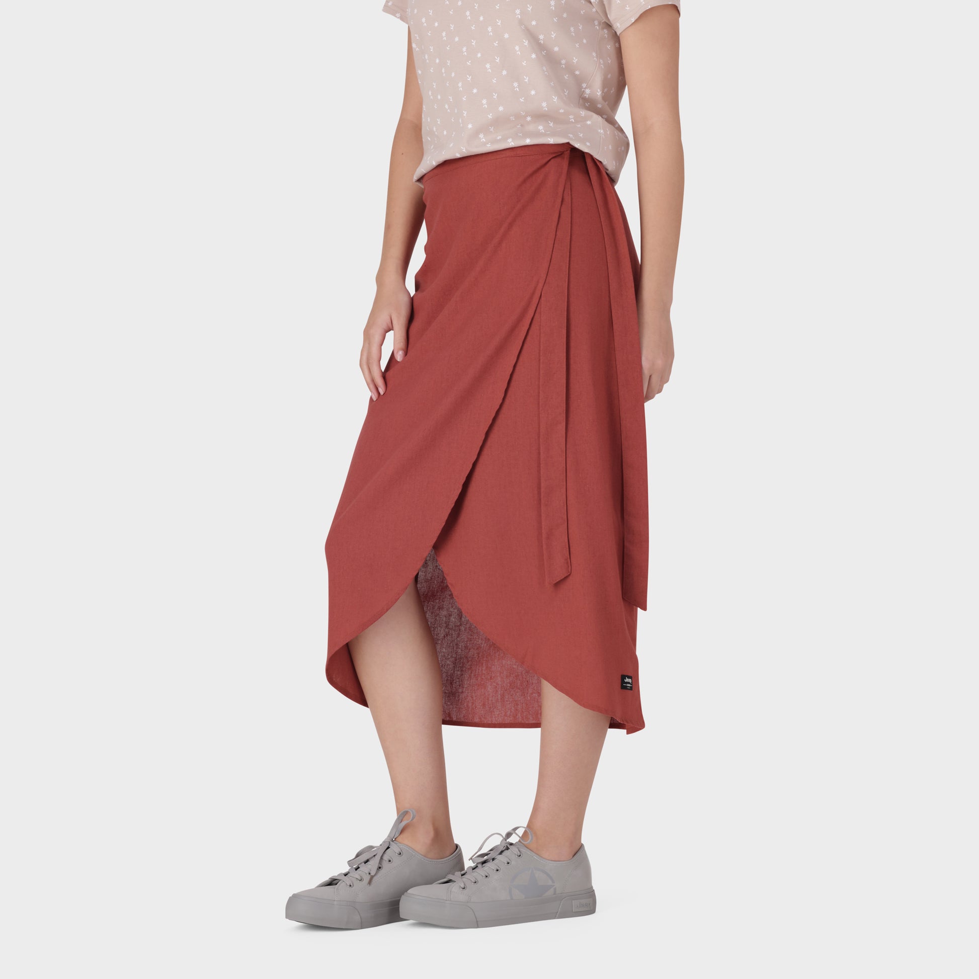 Linen Wrap Skirt (2)