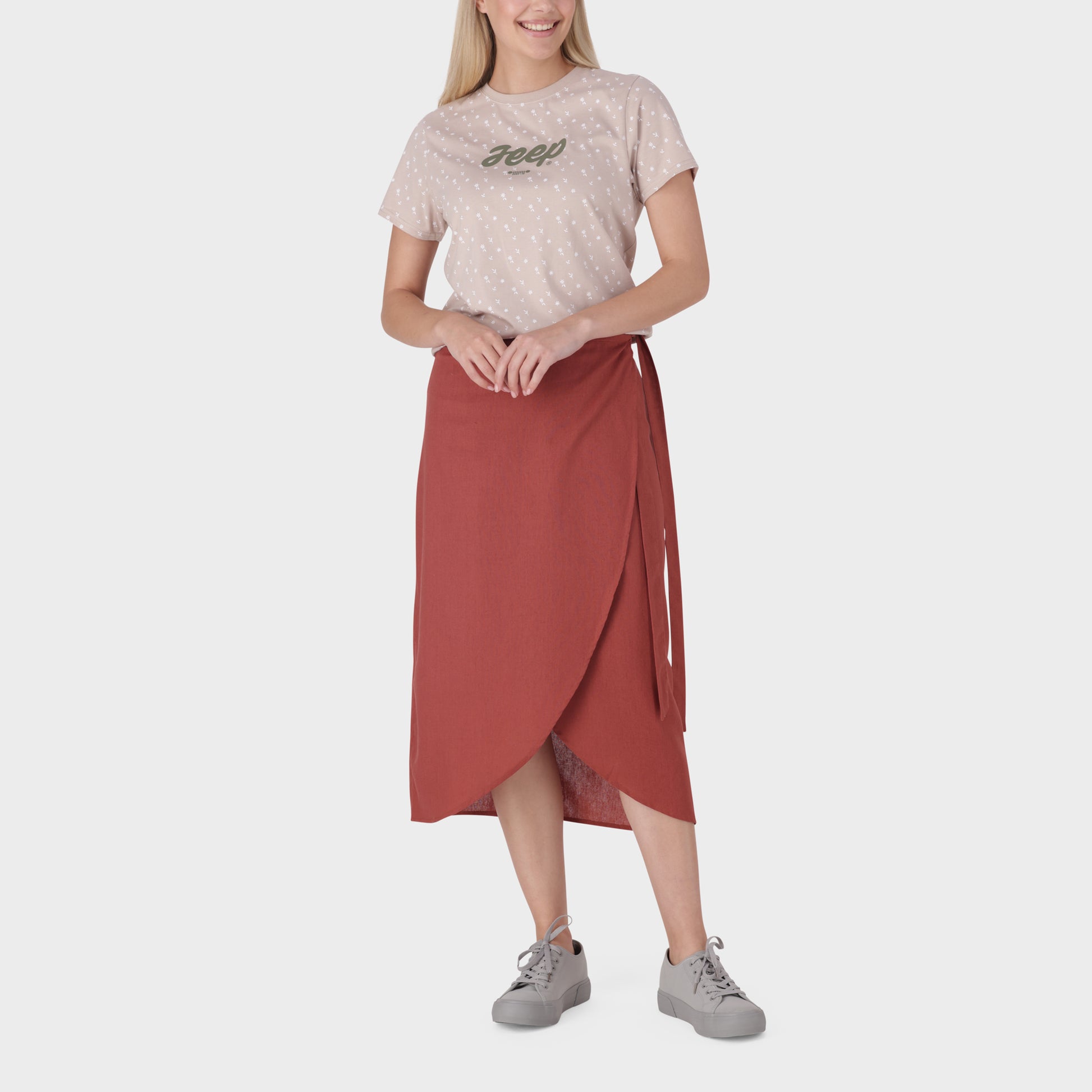 Linen Wrap Skirt (3)