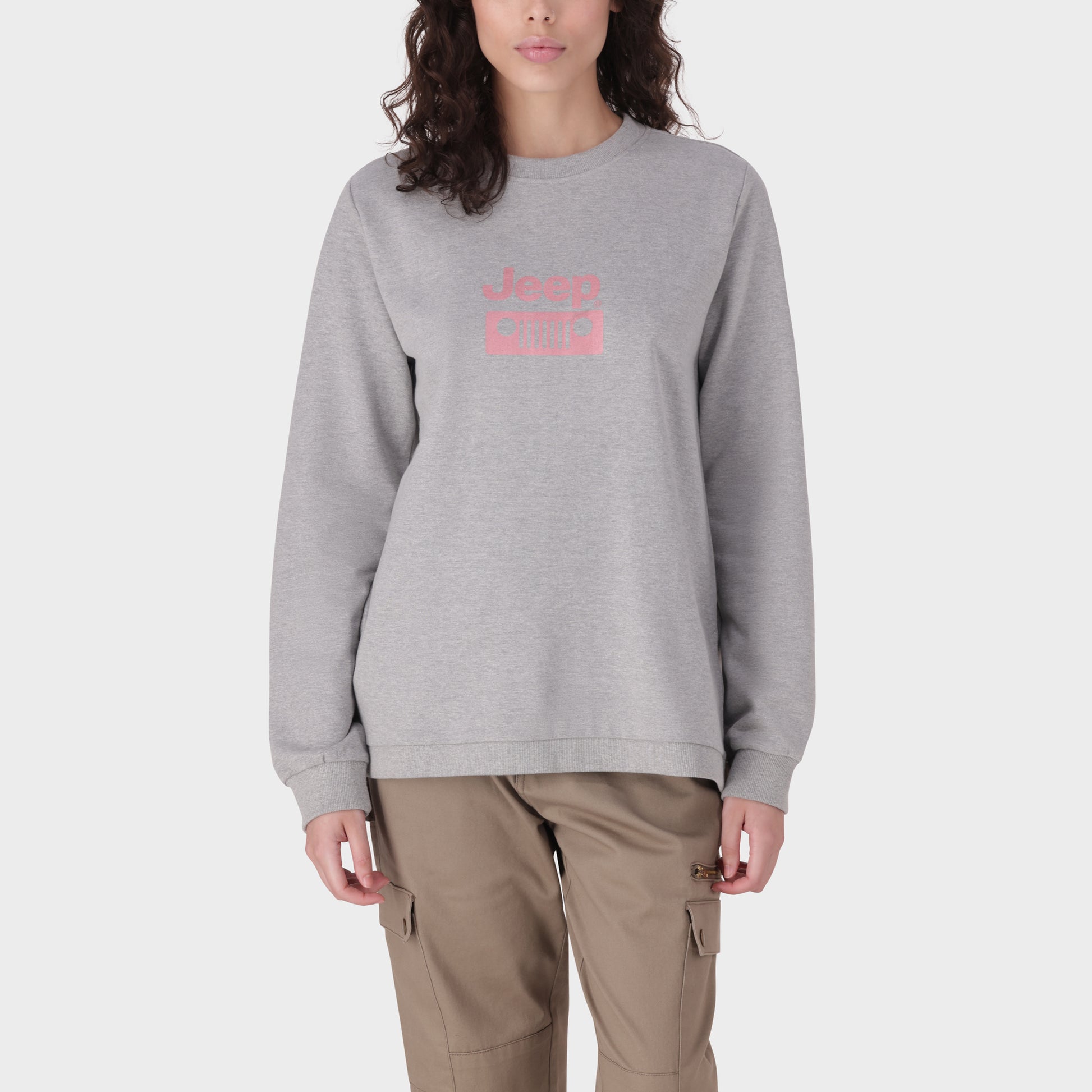 Foil Print Fashion Crew Neck Sweat