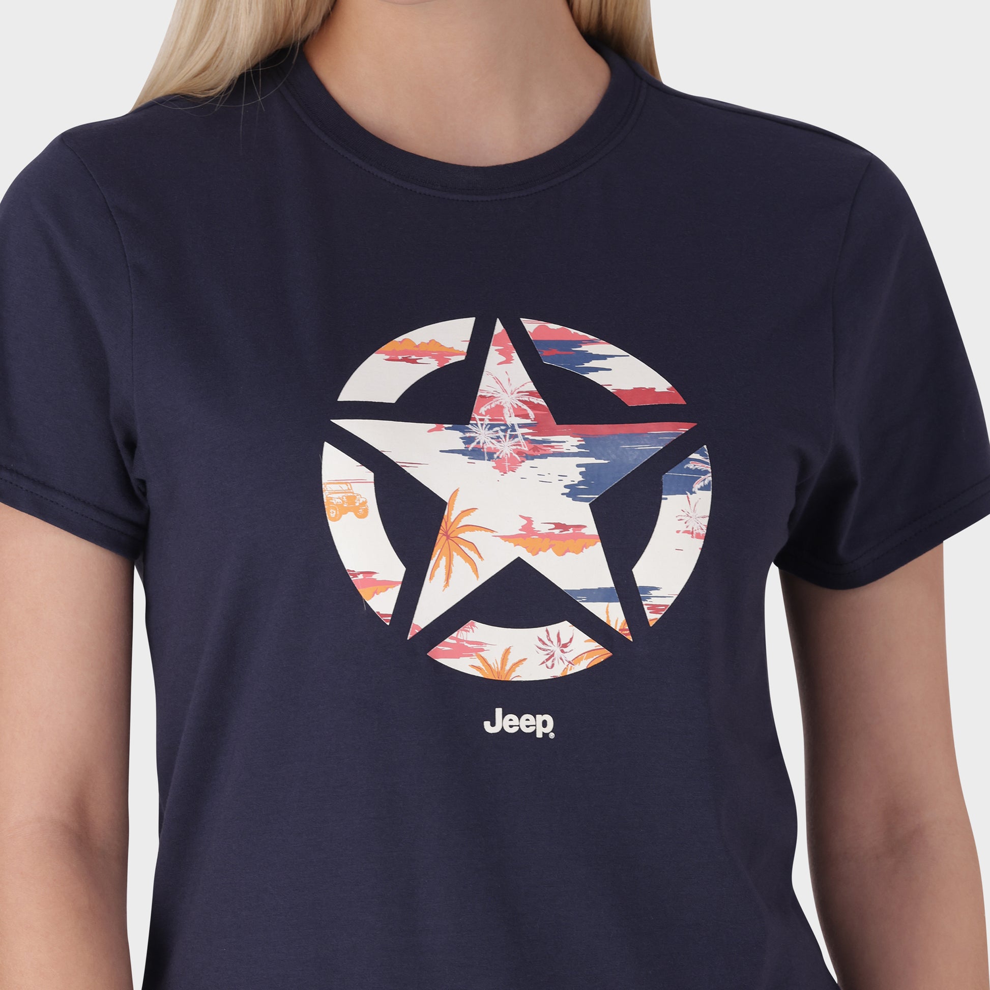 Star Camo Print Graphic T-Shirt (3)