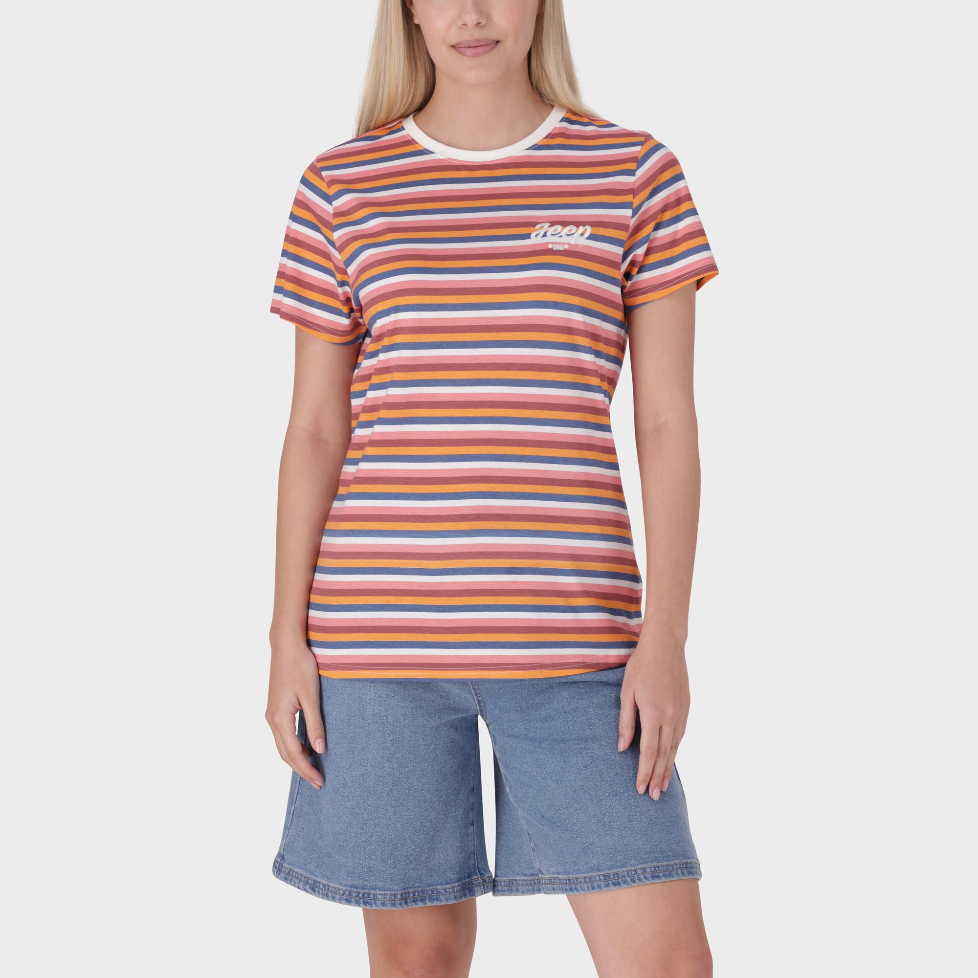 Stripe Aop T-Shirt