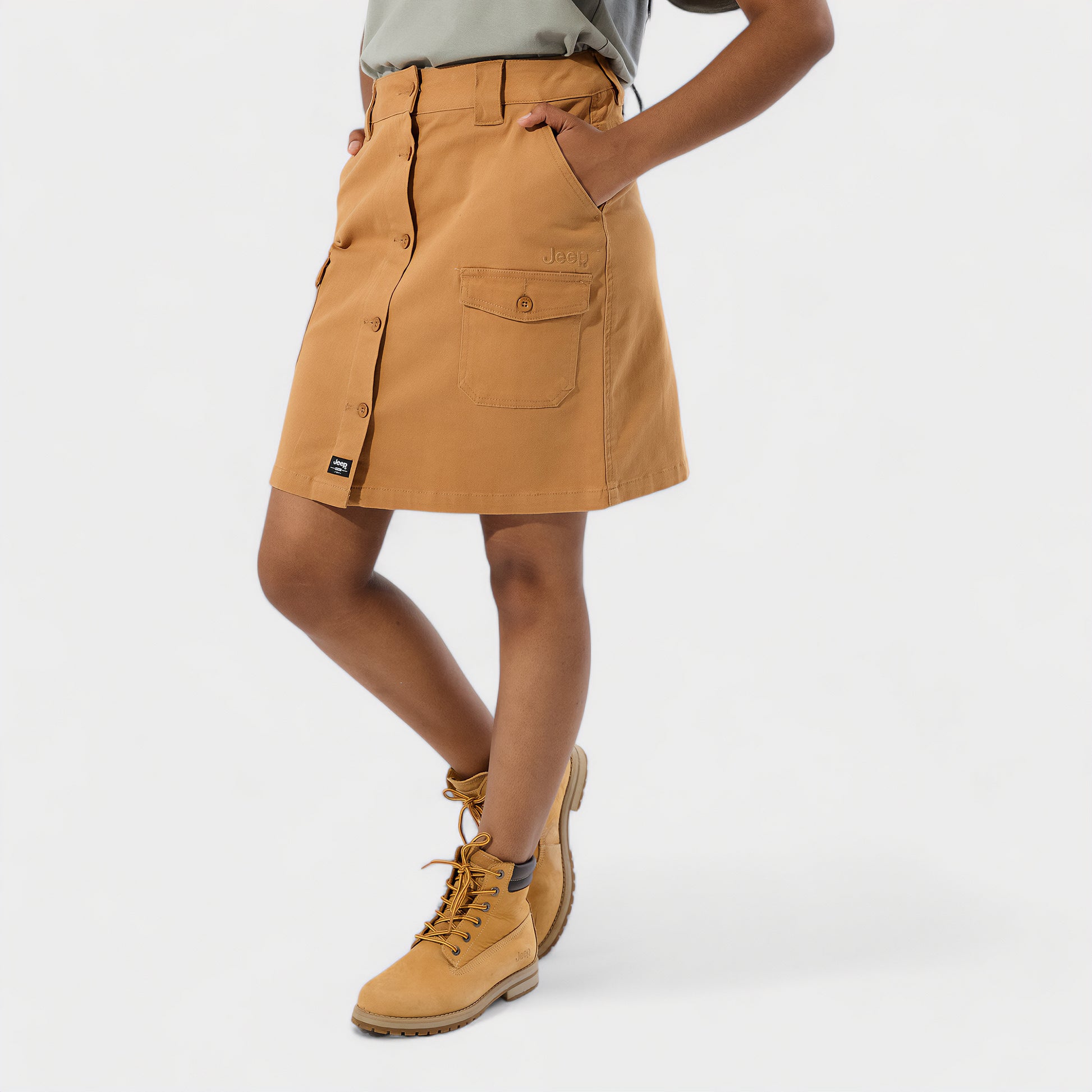 Cargo Mini Skirt (2)