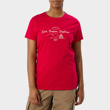 Adventure Awaits Slogan Graphic T-Shirt