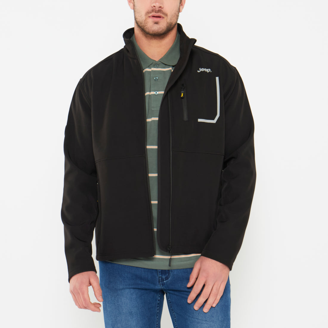 Zip Through Soft Shell Jacket