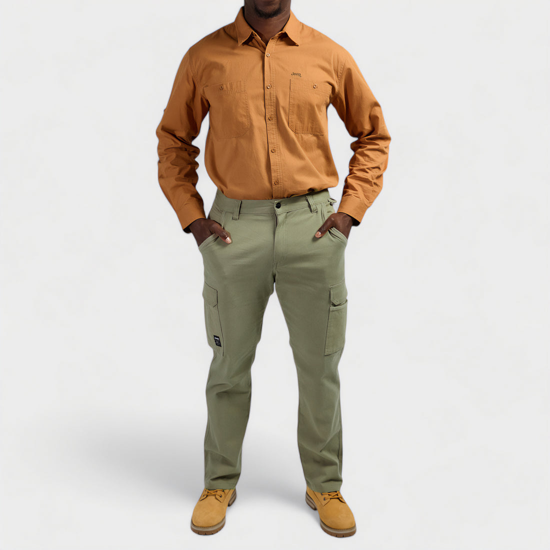 Bolt Fixed Waistband Twill Cargo Pant