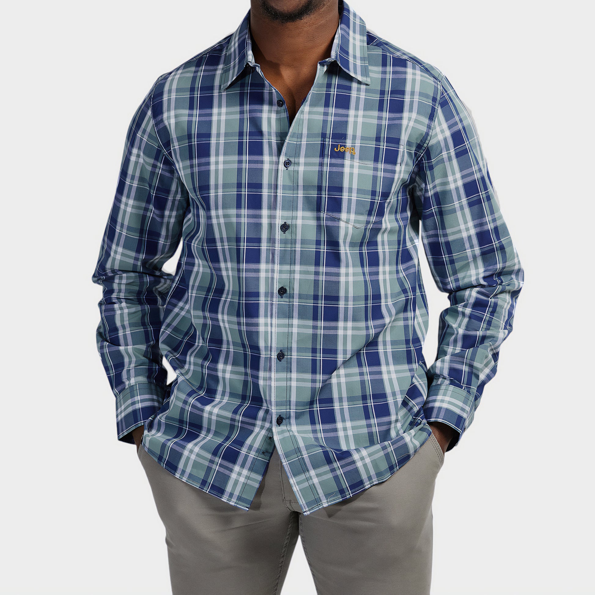 Classic Long Sleeve Check Shirt (3)