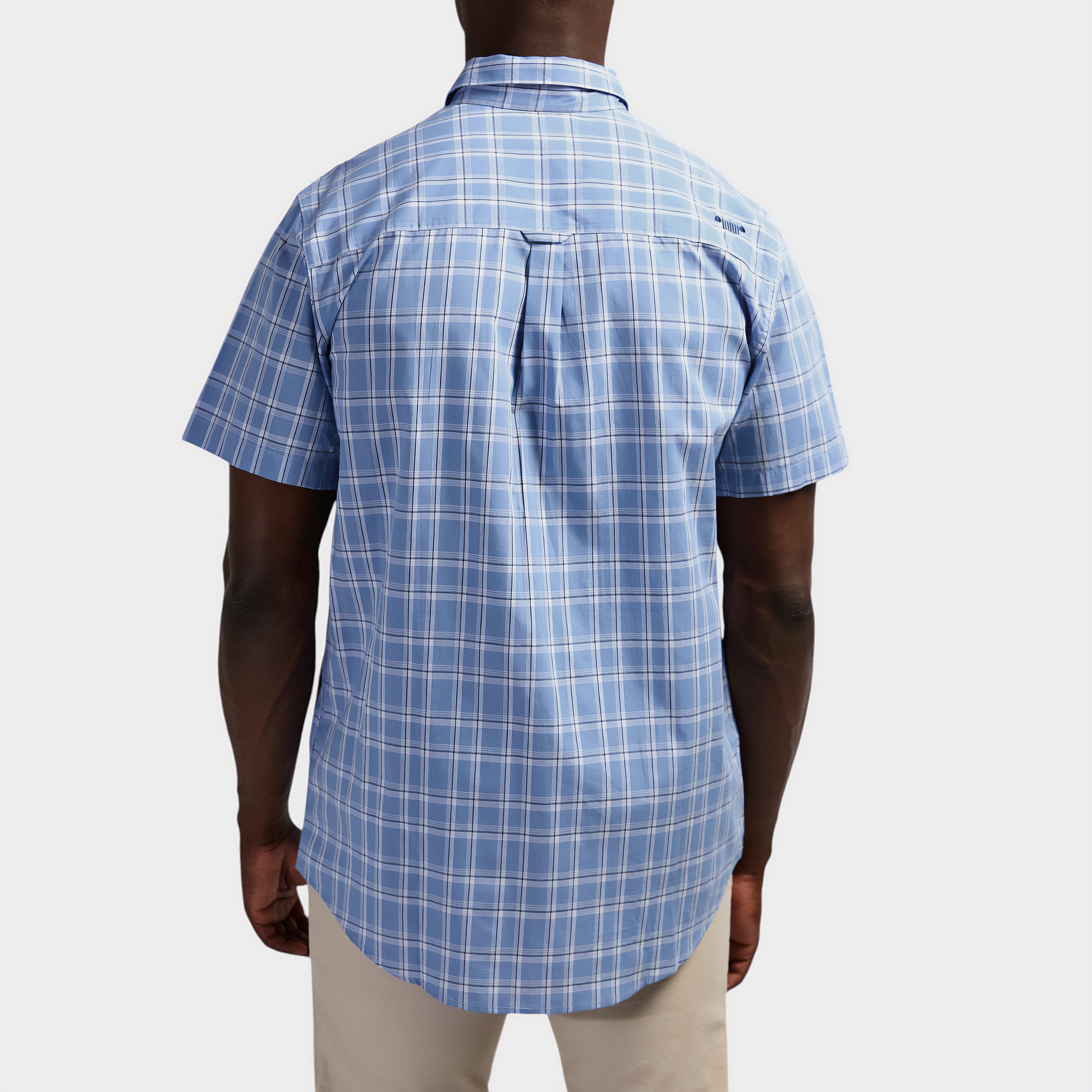 Classic Short Sleeve Check Shirt (2)