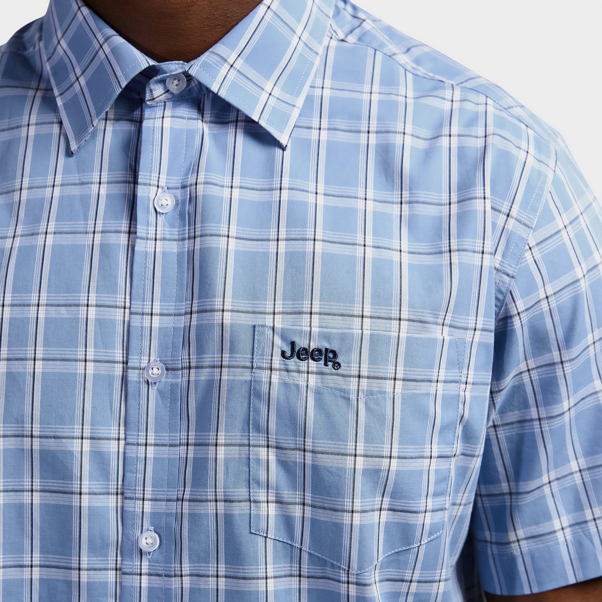 Classic Short Sleeve Check Shirt (4)