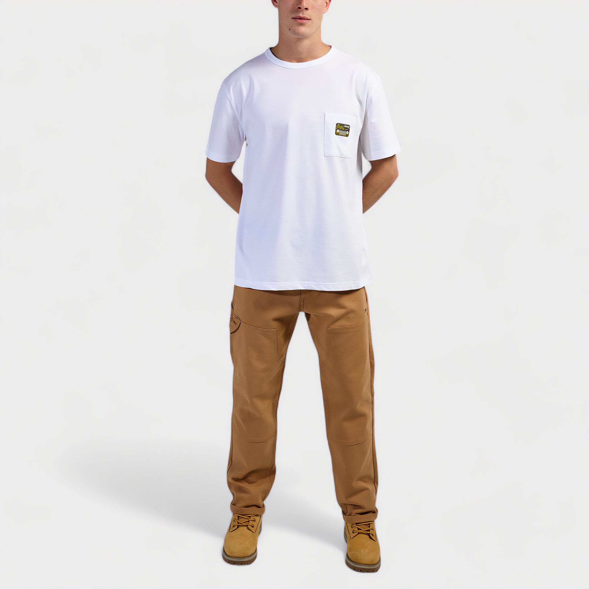 Oversized T-Shirt With Left Side Wearing Pocket (4)